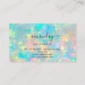 Hairdresser Stylist Gold Scissors Optioneel Visitekaartje (Achterkant)