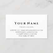 Hairdresser Stylist Scissors Roos Moderne Visitekaartje (Achterkant)