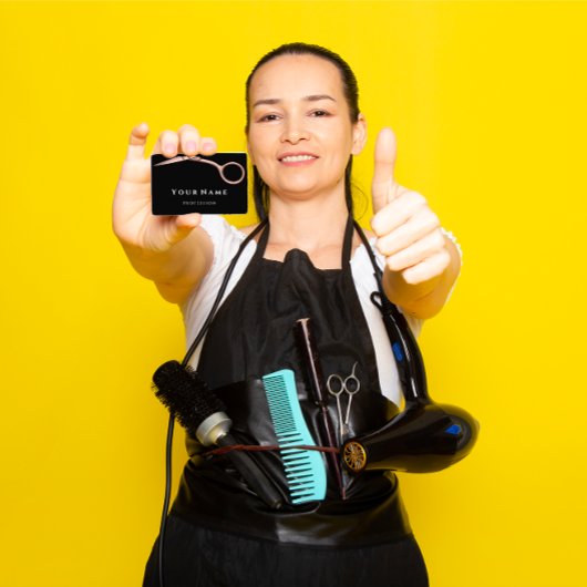 Hairdresser Stylist Scissors Roos Moderne Visitekaartje