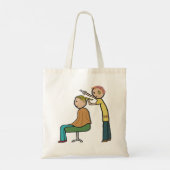 Hairdresser Tote Bag (Achterkant)
