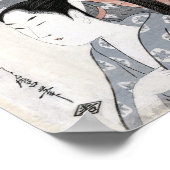 Hairdresser van Kitagawa Fine Art Print (Hoek)