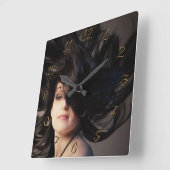 Hairdresser Vierkante Klok (Hoek)