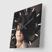 Hairdresser Vierkante Klok (Hoek)