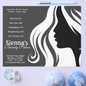 Hairdresser (wit) flyer (Enkel)