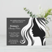 Hairdresser (wit) kaart (Staand voorkant)