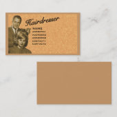 HAIRDRESSER - ZEER PROFESSIONEEL PROFIEL (3A) VISITEKAARTJE (Voorkant / Achterkant)