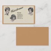 HAIRDRESSER - ZEER PROFESSIONELE PROFIELKAART 3 VISITEKAARTJE (Voorkant / Achterkant)