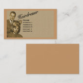 HAIRDRESSER - ZEER PROFESSIONELE PROFIELKAART (3B) VISITEKAARTJE (Voorkant / Achterkant)