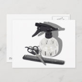 HairdresserItems060910Schaduwen Briefkaart (Voorkant / Achterkant)