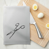 Hairdressers doen het met stijl theedoek (Quarter Fold)