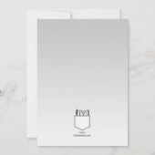 Hairdresser's Pocket Afstuderen Invitation Kaart (Achterkant)