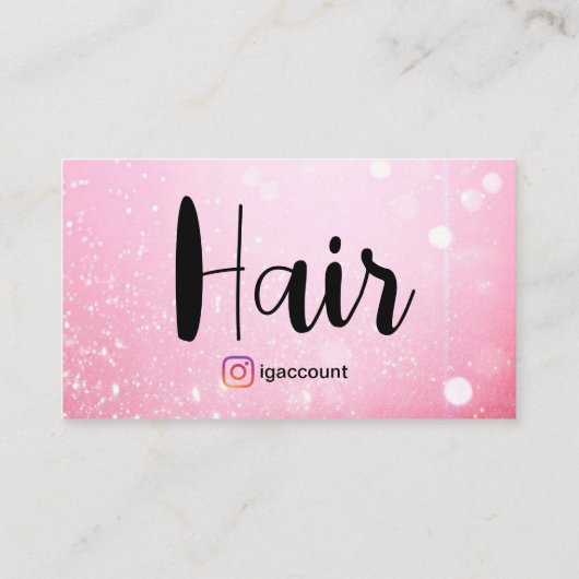 Hairdressers Visitekaartje (Achterkant)