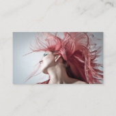 Hairdressing Appointkaart Roze haar Afsprakenkaartje (Achterkant)