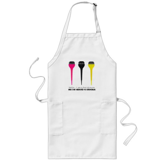 Hairdressing Apron Lang Schort (Voorkant)