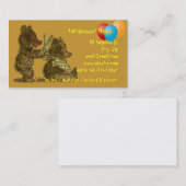 Hairdressing for Children visitekaartjes tempate (Voorkant / Achterkant)