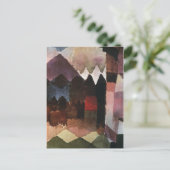 Hairdryer in de tuin van Marc door Paul Klee (1915 Briefkaart (Staand voorkant)