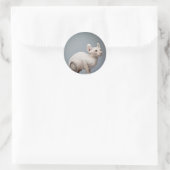 HAIRLESS CAT RONDE STICKER (Tas)