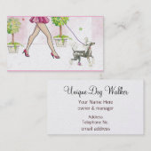 Hairless Chinese Crested Visitekaartje (Voorkant / Achterkant)