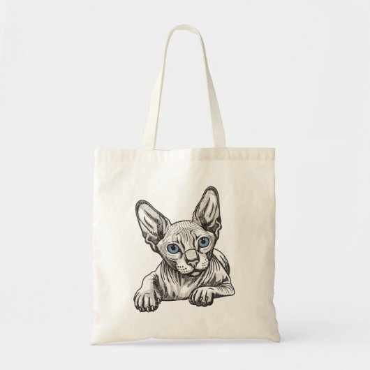 Hairless Sphynx Cat Tote Bag (Voorkant)