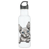Hairless Sphynx Cat  Waterfles (Voorkant)