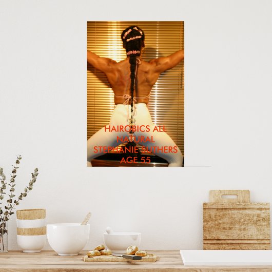 HAIROBICS ALLE NATURALEN POSTER (Keuken)