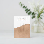 Hairpin-beeldscherm | Neutraal | Beige | WATERVERF Visitekaartje (Staand voorkant)