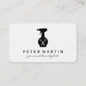 Hairspray Fles en Shears Visitekaartje (Voorkant)