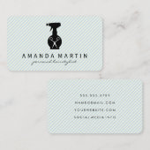 Hairspray Fles stripes Visitekaartje (Voorkant / Achterkant)