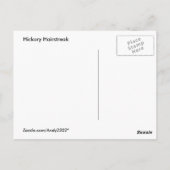 Hairstreak-vlinder ~ briefkaart (Achterkant)