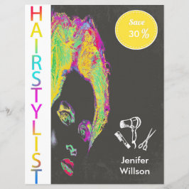 Hairstylist Discount Offer Flyer