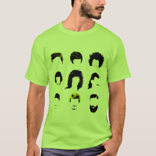 Hairvolutie - evolutie van de luchtstijlen van Man T-shirt
