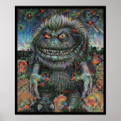 Hairy Alien Deep Dream Poster (Voorkant)