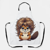 Hairy Beaver Koken met Wild Style Schort (Voorkant)