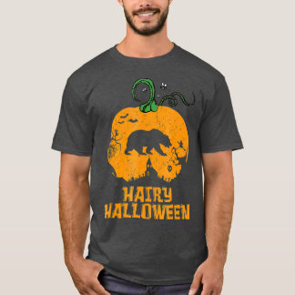 Hairy Halloween Funny Gay Beer T-shirt