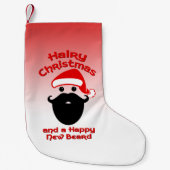 Hairy Kerstmis, Happy New Beard Kleine Kerstsok (Voorkant)