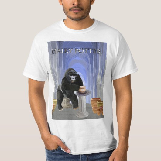 Hairy Potter-ontwerp T-shirt (Voorkant)