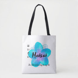 HaiSai is de Okinawaanse manier om te zeggen Hallo Tote Bag