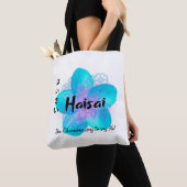 HaiSai is de Okinawaanse manier om te zeggen Hallo Tote Bag (Dichtbij)