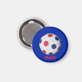 Haïtaans Voetbal Magneet (Voorkant / Achterkant)