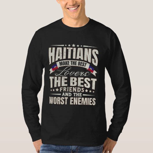 Haiti Best Haitians Men & Women T-shirt (Voorkant)