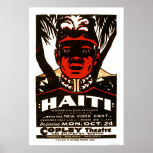 Haiti Black Napoleon 1938 WPA Poster