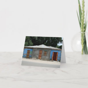 Haïti Blank-briefkaart Bedankkaart