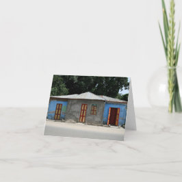 Haïti Blank-briefkaart Bedankkaart