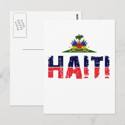 HAITI BRIEFKAART (Voorkant / Achterkant)