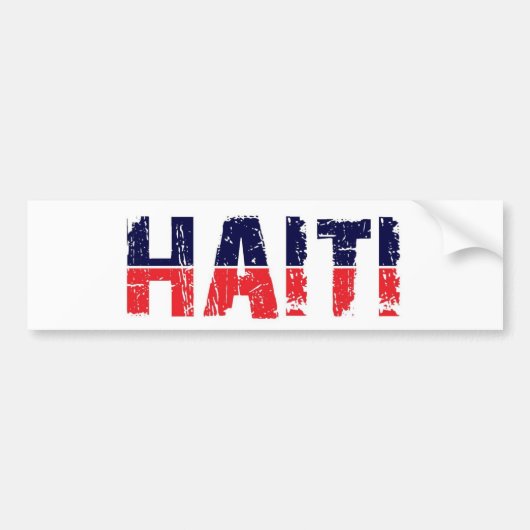 HAITI BUMPERSTICKER (Voorkant)