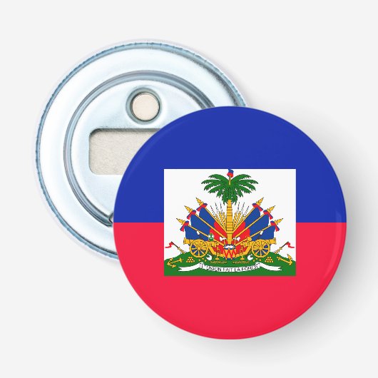 Haïti Button Flesopener (Voorkant)