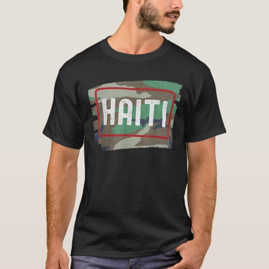 Haiti Camouflage T-shirt (Voorkant)