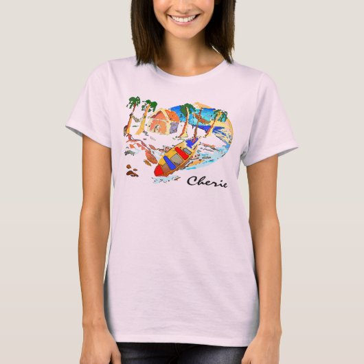 Haïti cherie t-shirt (Voorkant)