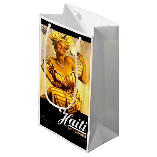 Haïti Coffee Corporation ad 1950 Klein Cadeauzakje (Voorkant Gekanteld)