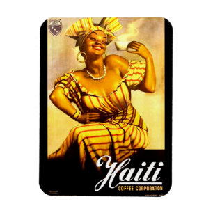 Haïti Coffee Corporation ad 1950 Magneet